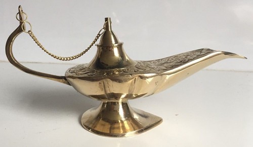 Large aladin genie lamp oil - lamp,
