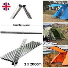2pcs 2M Tent Poles for Camping