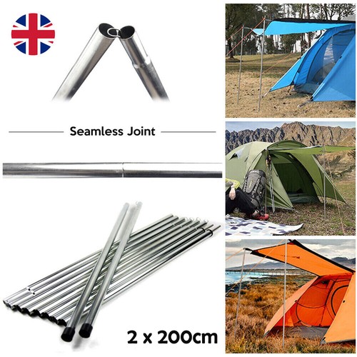 2pcs tent poles for - 2m,