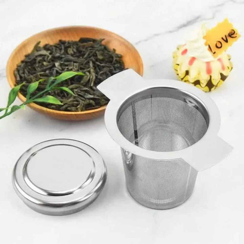 Stainless steel tea - steel, strainer