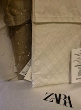 Set of three Zara Mini Cot and Moses Basket Cotton Bedding new with tag
