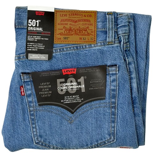 Levis 501 jeans new - new, denim