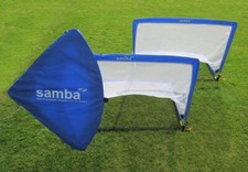 Samba Elite Football Goals - 4ft Square Pop Up Goal - 1 Pair