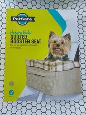 PetSafe Happy Ride Quilted Booster Seat - Dog Booster Seat for Cars, Trucks and