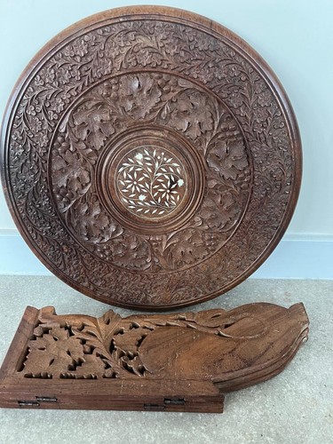 Vintage carved african wooden - vintage,
