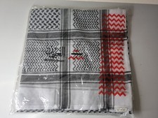 Black & White Shemagh Scarf
