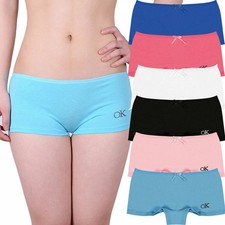 6 Pack Womens Boxer Shorts