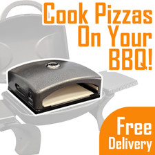 BBQ-Top Pizza Oven – Stainless Steel Pizza Firebox BBQ - Cook 12" Pizza Outdoors
