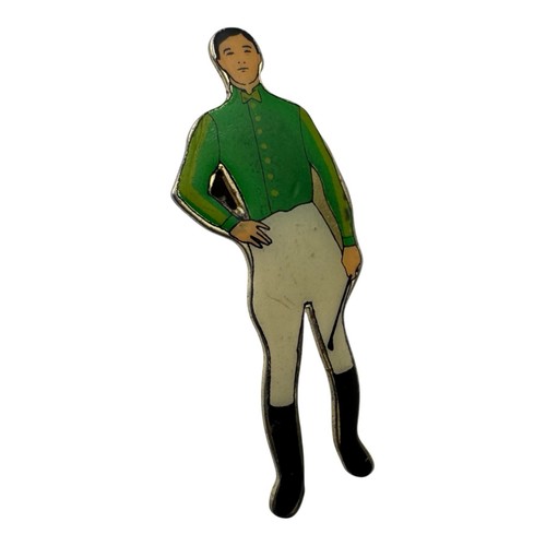 Jockey racing silks enamel - racing,