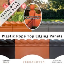 1x Terracotta Rope Top Plastic