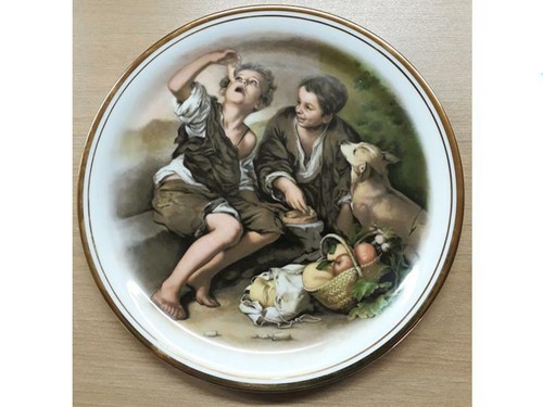 Decorative plate the beggar - decorative,