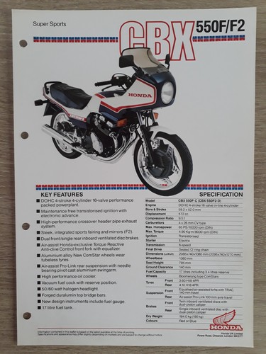 Honda cbx 550f 550f2 - cbx, &