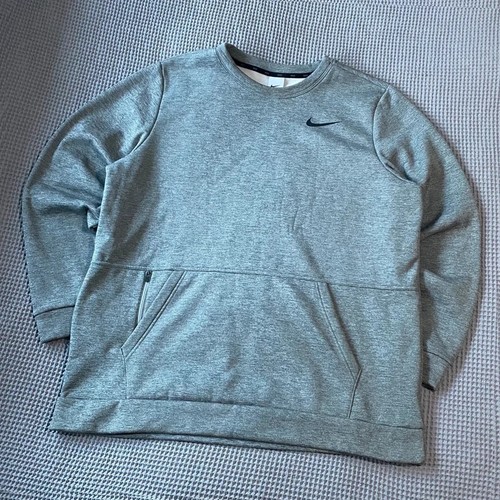 Men grey vintage nike - nike, fleece