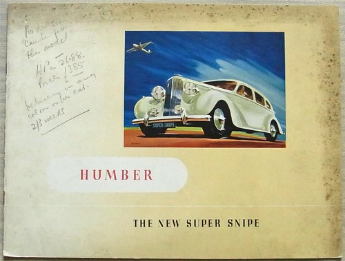Humber super snipe - super, saloon