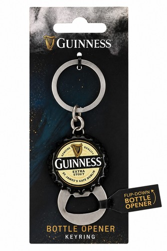 Guinness black bottle cap - black,