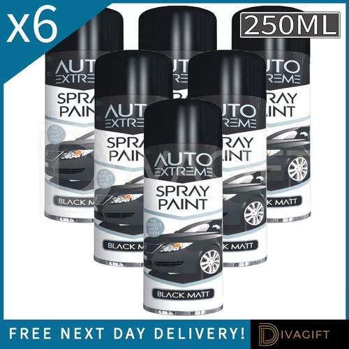 Matt black aerosol spray - matt,