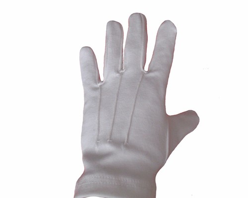 Masonic gloves white - gloves,