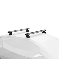 Thule Roof Bars Evo Fixpoint SlideBar Silver for Peugeot 307 Hatchback