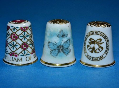 Spode thimbles blue - 3,