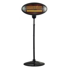 Status Quartz Outdoor Garden 240v UK Mains 3 Setting Standing Patio Heater