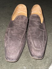 stemar mens brown suede shoes size 10.5