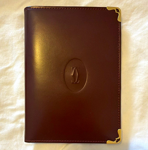 Cartier burgundy leather - burgundy,