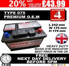 027 065 075 Battery for BMW 1