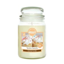 AirPure Jar Candle Vanilla Cupcake 510g 120 Hours Long Burn Time 4 @ £22.36