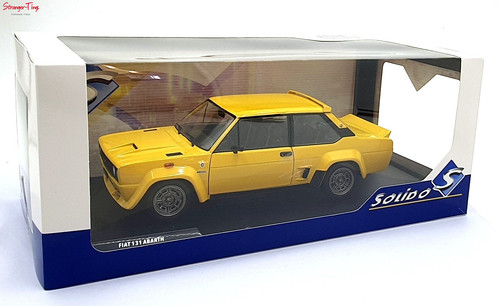 Solido fiat 131 - abarth, yellow