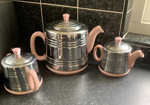 Beverley pink 3piece tea - pink,