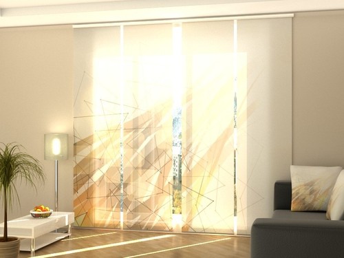 Sliding panel curtain for - sliding,