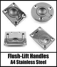 Flush Lift Hatch Rings Range Handle for Boat 316 A4 Marine Stainless Steel