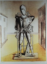 Giorgio de Chirico-Numbered-Signed-Surrealism+Cubism-Pittura Metafisica.