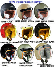 Royal Enfield "CLASSIC BOBBER" DOT Certified Open Face Motorcycle Helmets