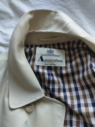 Aquascutum raincoat trench - raincoat,