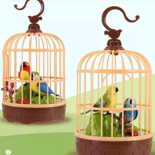 Singing bird cage sound - singing,