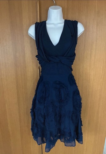 Reiss ladies navy - dress, size