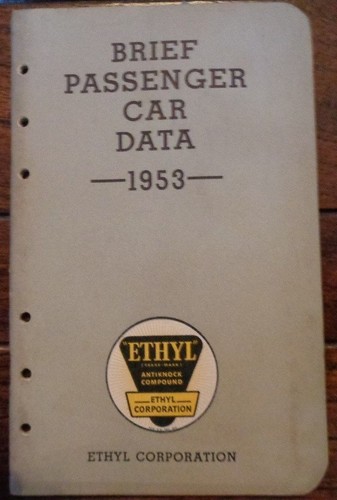 1953 ethyl passenger - passenger, data