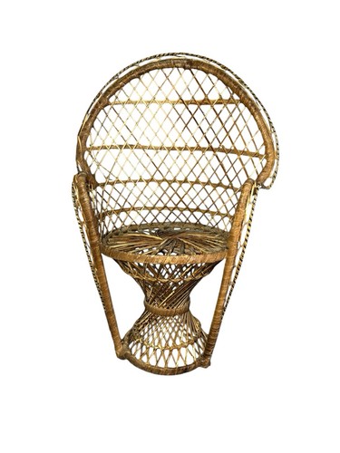 Small retro peacock chair - retro,