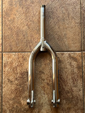 Rare Chrome HOFFMAN 1-1/8" THREADED FORK 20" Mid School BMX Flatland 1999 SD-4