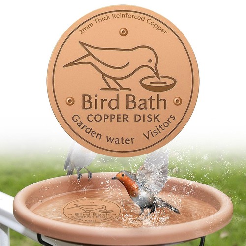 10x10cm copper bird bath - 10x10cm,