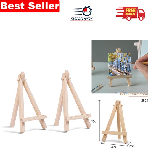 Natural pine mini easel - pine,