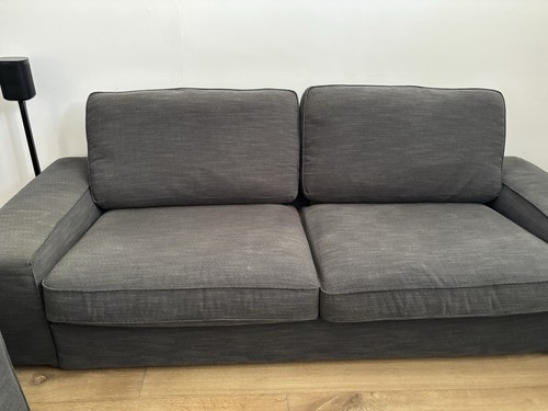 Ikea kivik seater sofa - ikea, grey