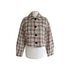 Zara Womens Beige Mix Textured