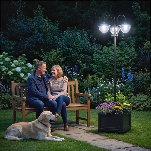 Head led solar light lamp - solar,