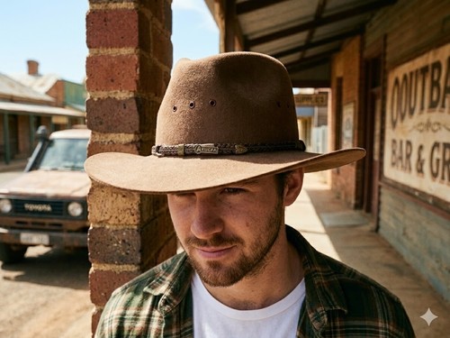 Akubra cattleman cowboy - cowboy, felt