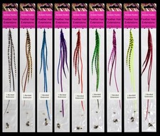 Long Bonded Hair Feather