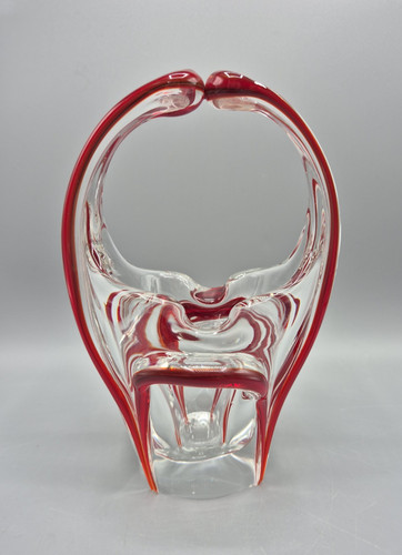Murano style art glass red - art, &