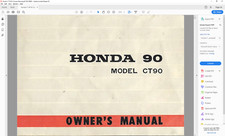 Honda 1970 CT90 K2 Owners