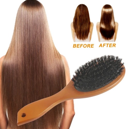 Natural boar bristle hair - natural,